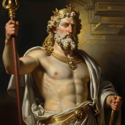 majestic gracious imposing regal god poseidon portrait, ancient greece, atmospheric lighting, painted, intricate, volumetric lighting, beautiful, rich deep colours masterpiece, golden hour, sharp focus, ultra detailed, by leesha hannigan, ross tran, thierry doizon, kai carpenter, ignacio fernandez rios