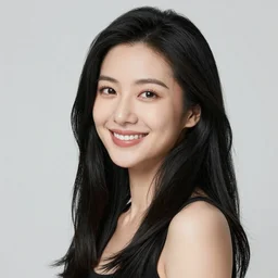 “Mother Nature as a beautiful woman, smile, blackhair, realistic, sharp focus”