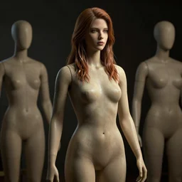 a 3 d model of a mannequin found in the game files of outlast ( 2 0 1 4 )