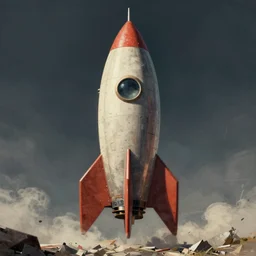 (((((((((((retro rocketship))))))))))) . muted colors. by Jean-Baptiste Monge !!!!!!!!!!!!!!!!!!!!!!!!!!!!!!!!!!!!!!!!