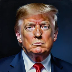 vaporwave donald trump art deco portrait, an ultrafine detailed painting by rafal olbinski, thomas cole, behance contest winner, pop surrealism, detailed painting, very detailed, minimalist, skeuomorphic, airbrush art