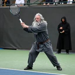gandalf playing tennis with voldemort