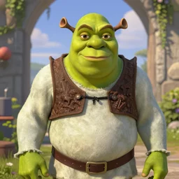 shrek a zoom meeting hdr, sharp focus, unreal engine, trending on artstation, photorealistic, high resolution, 8 k, octane, trending on deviantart, photography, unreal engine