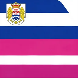 lesbian flag with a coat of arms, hd