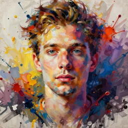 splashes of paint by vincent di fate and guy denning