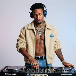 DJ Sherelle, fashion photography, Y2K