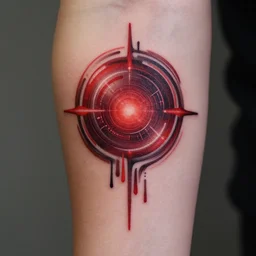 dark matter red tattoo future pattern full HD 8K resolution