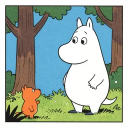 by tove jannson, moomin, vintage comic