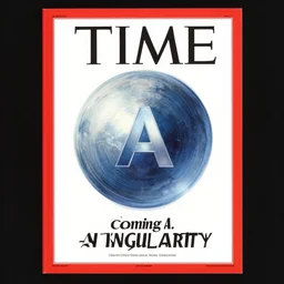 TIME magazine cover, the coming AI singularity, by George Tooker, 8k