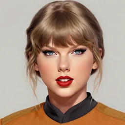 taylor swift, starfleet officer, kyoto animation still, finely illustrated face, intricately detailed features, digital painting, makoto shinkai, painted by ilya kuvshinov and katsura masakazu and alphonse mucha and satoshi kon