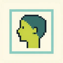minimalist ui art icon for a wandering mind, victo ngai, kilian eng, lois van baarle, flat, artstation, behance, pixel, minimalist, limited palette to 3 colors, screen print, vintage 1 9 6 0 s print