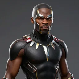 a portrait of black panther, one piece art style, cartoon, anime, digital art