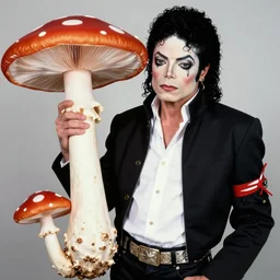 magic mushroom, michael jackson cosplay billie jean, ( ( ( orlan ) ) ), nendroid, butcher billy style