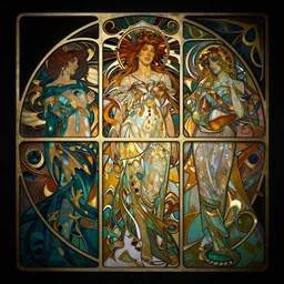 full shot, photo, geometries, elegant, Fibonacci, volumetric lighting, epic composition, intricate details, dark neon punk, by denis villeneuve , Greg Rutkowski and Alphonse Mucha