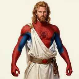 a highly detailed greek god painting of peter parker, by james gurney, greg rutkowski, by craig mullins