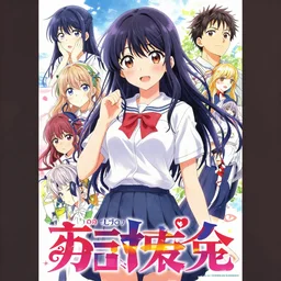 promotional fan-made High-res poster of a slice of life manga