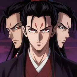 hyperrealism movie quality anime cel animation, schizophrenia inducing symmetrical vector art of a godlike vampire samurai, symmetry accurate features, post processing, octane rendered