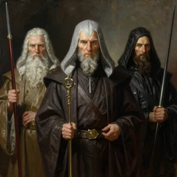 a portrait painting of sith lords, art greg rutkowski and william - adolphe bouguereau
