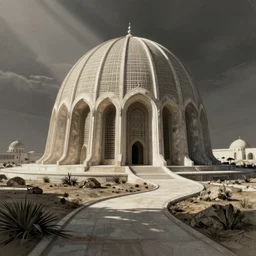 futuristic sketch design by Hassan Fathy
