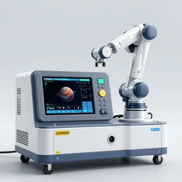 photo of life support system device monitoring system mars station design device robotics, advanced cybernetics, smart ai industrial design