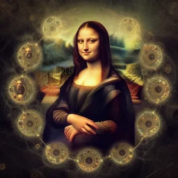 giger, h. r. - mona lisa, mandelbulb pattern