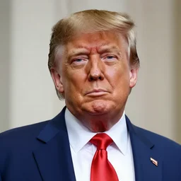 a photo of donald trump as homelander.