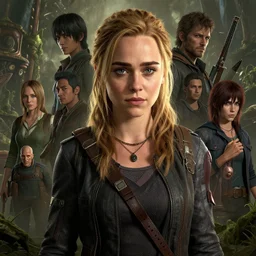 highly detailed portrait of a emilia clarke, in the walking dead, stephen bliss, unreal engine, fantasy art by greg rutkowski, loish, rhads, ferdinand knab, makoto shinkai and lois van baarle, ilya kuvshinov, rossdraws, tom bagshaw, global illumination, radiant light, detailed and intricate environment