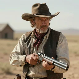 a ultradetailed portrait of jensen ackles as an old west gunfighter, masterpiece, 8 k, art by rembrant and akira toriyama