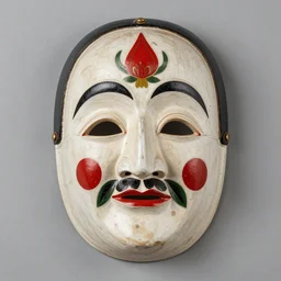 portrait of austrian tyrolean folk folklore mask by ruan jia