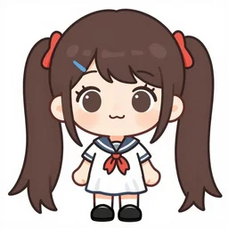 cute elin school girl
