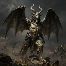 a mythological gorgon artstation