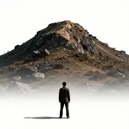 elegant hill giant, cinematic studio photo, full body, standing, isolated on a pure white background, centered, whole figure in frame, sharp focus, studio lighting
