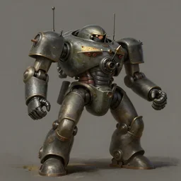 A 1930s era Soviet war mecha, digital painting by Greg Rutkowski, trending on Artstation