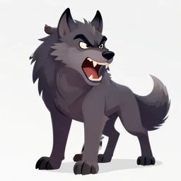 beautiful detailed character design of a cartoon mean growling scary werewolf, tlk, tlk, in the style of'don bluth '. deviantart adoptable, style of maple story and zootopia, portrait studio lighting by jessica rossier and brian froud in the style of disney balto, artstation deviantart alphonse mucha wild were wolf in the style of'don bluth'