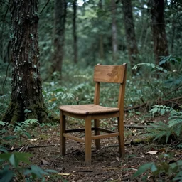 high definition, chair in the forest wenjun lin