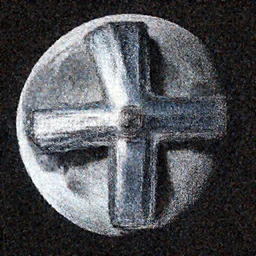 a spaceship the size of a moon in a cross shaped form and made from a shiny metal, against the darkness of space