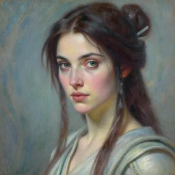 detailed painting of mara jade, science fiction, intricate, deep focus, ethereal, greg rutkowski, magali villeneuve and monet