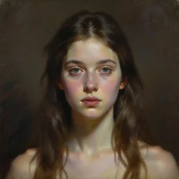a beautiful plain woman, painted by artgerm and tom bagshaw, fantasy art, dramatic lighting, highly detailed oil painting