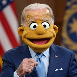 Joe Biden as a Muppet 4k - 6