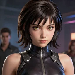 Beautiful Gunnm Alita by Tsutomu Nihei, by Emil Melmoth, by stuz0r, Craig Mullins, yoji shinkawa, cross, artstation, peter morbacher, young, very attractive, pretty face, hyper detailed, very detailed, rendering by octane, shallow depth of field, uplight