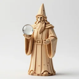 wizard statue constructed out of wood planks, holding crystal ball, architecture, made out of wood, high details, lineart, by vincent di fate, inking, black and white screen print, masterpiece, trending on artstation, sharp, high contrast, hyper - detailed, photo realism, hd, 4 k, 8 k