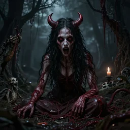 a nightmare living inside a nightmare 8 k creepy hyperrealism devils dream