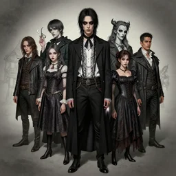 realistic gothic characters, Moebius, kim jung gi, Greg Rutkowski, Zabrocki, Karlkka, Jayison Devadas, Phuoc Quan, trending on Artstation, 8K, ultra wide angle, pincushion lens effect