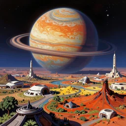Star Wars Planet Landscape Concept Art, fururistic, sci-fi, vibrant colors, 8k photorealistic, HD, high details, trending on artstation