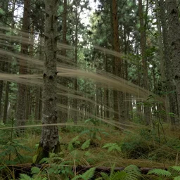 forest of windswept windswept windswept trees, high quality fantasy art, 4k