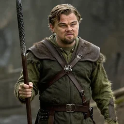 Leonardo DiCaprio as an orc in lord of the rings