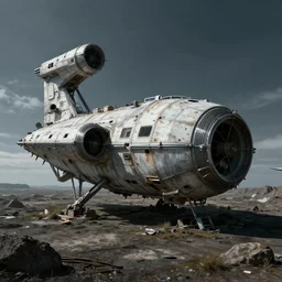 abandoned spaceship
