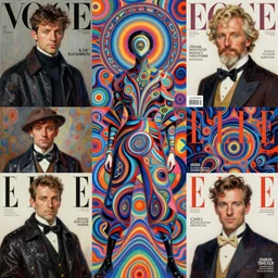 mage, vogue magazine, instagram fashion, elle magazine, ilya kuvshinov, john singer sargent, oil painting, shaft anime key visual, trending on artstation, psychedelic, intricate, abstract