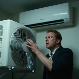 normal fear of a air conditioner that is a big fan of james bond new movie ai generated cinematic lost jobs