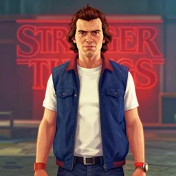 hopper from stranger things, gta 5 art